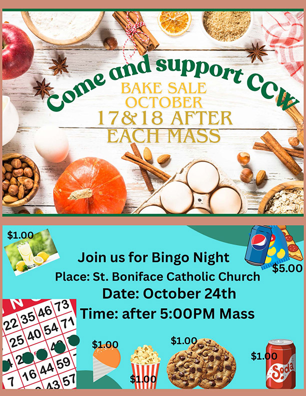 Saint Boniface BINGO